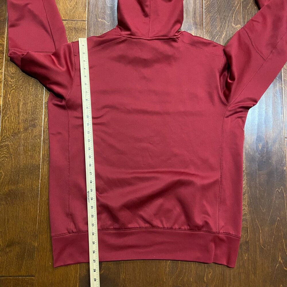 Nike Athletic Thermafit NCAA Alabama Crimson Tide Maroon Hoodie Men's Size Large - Picture 9 of 9